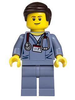 LEGO Minifigure-Dr. McScrubs-The LEGO Movie-TLM054-Creative Brick Builders
